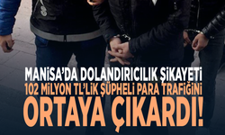 Manisa’da dolandırıcılık şikayeti 102 milyon TL’lik şüpheli para trafiğini ortaya çıkardı!