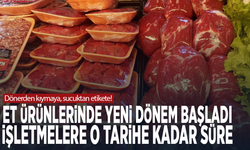 Dönerden kıymaya, sucuktan etikete! Et ürünlerinde yeni dönem başladı, işletmelere o tarihe kadar süre