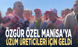 Özgür Özel Manisa'ya üzüm üreticileri için geldi