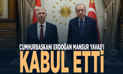 Cumhurbaşkanı Erdoğan, Mansur Yavaş'ı kabul etti