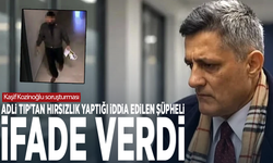 Kaşif Kozinoğlu soruşturması: Adli Tıp'tan hırsızlık yaptığı iddia edilen şüpheli ifade verdi