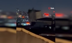 Yıkımı yapılan bina çöktü