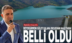 Baybatur duyurdu: Beydeğirmeni Göleti sulama projesinin ihale tarihi belli oldu