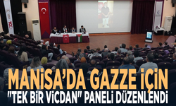 Manisa’da Gazze için "Tek Bir Vicdan" paneli düzenlendi