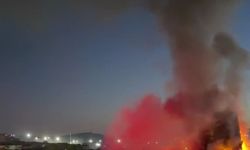 Tırın kupa kısmında yangın çıktı