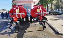 Sarıgöl’de iki mahalleye yangın tankeri desteği