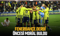 Fenerbahçe derbi öncesi moral buldu