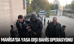 Manisa'da yasa dışı bahis operasyonu