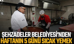 Şehzadeler Belediyesi'nden haftanın 5 günü sıcak yemek