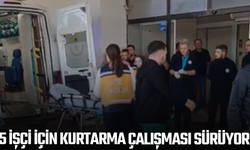 Soma'da maden göçüğü: 5 işçi için kurtarma çalışması sürüyor