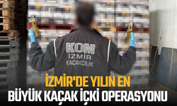 İzmir'de yılın en büyük kaçak içki operasyonu: 3 milyon 800 bin liralık kaçak içki ele geçirildi