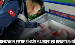 Şehzadeler zabıtasından zincir market denetimi