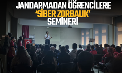 Manisa’da jandarmadan öğrencilere ‘Siber Zorbalık’ semineri