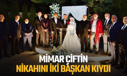 Mimar Çiftin Nikahını İki Başkan Kıydı