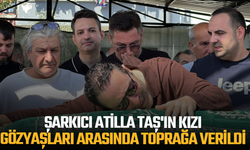 Şarkıcı Atilla Taş'ın kızı gözyaşları arasında toprağa verildi