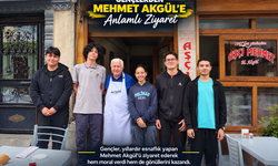 Mehmet Akgül'e gençlerden anlamlı ziyaret