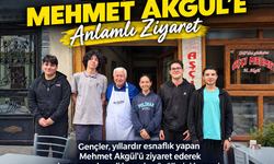 Mehmet Akgül'e gençlerden anlamlı ziyaret