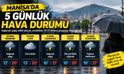Manisa'da sağanak yağış devam edecek