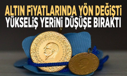 Altın fiyatlarında yön değişti.... Yükseliş yerini düşüşe bıraktı
