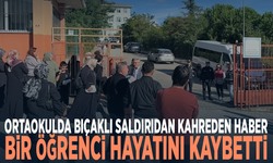 Ortaokulda bıçaklı saldırıdan kahreden haber! Bir öğrenci hayatını kaybetti