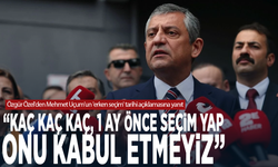 Özgür Özel'den Mehmet Uçum'un 'erken seçim' tarihi açıklamasına yanıt