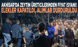 Akhisar’da zeytin üreticilerinden fiyat isyanı! Elekler kapatıldı, alımlar durduruldu