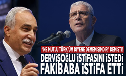 “Ne mutlu Türk’üm diyene dememişimdir” demişti! Dervişoğlu istifasını istedi, Fakıbaba istifa etti