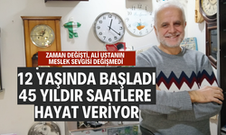 12 Yaşında Başladı, 45 Yıldır Saatlere Hayat Veriyor