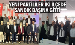 YENİ Partililer iki ilçede sandık başına gitti