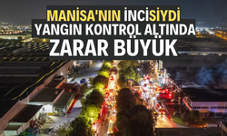 Manisa'daki fabrika yangını kontrol altına alındı