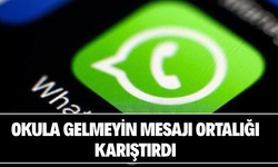 Lise öğrencisinin 'okula gelmeyin kötü olacak mesajı' ortalığı karıştırdı