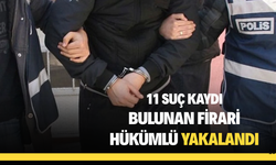 Salihli’de 11 suç kaydı bulunan firari hükümlü yakalandı