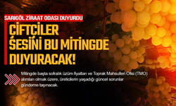 Sarıgöl’de Üzüm Üreticileri Sesini Duyuracak
