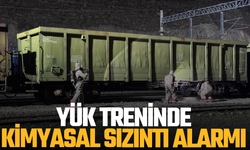 Yük treninde kimyasal sızıntı alarmı