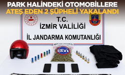 Park halindeki otomobillere ateş eden 2 şüpheli yakalandı