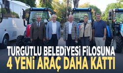 Turgutlu Belediyesi filosuna 4 yeni araç daha kattı