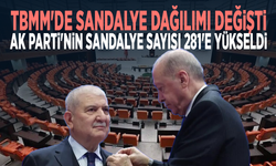 TBMM'de sandalye dağılımı değişti... AK Parti'nin sandalye sayısı 281'e yükseldi