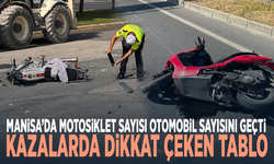 Manisa’da motosiklet sayısı otomobil sayısını geçti... Kazalarda dikkat çeken tablo