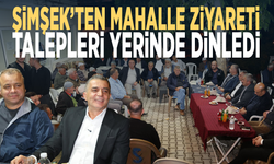 Şimşek’ten mahalle ziyareti: Talepleri yerinde dinledi