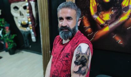 Depremde hayatını kurtarmıştı! Köpeğin resmini yaptırdı