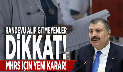 Bakan Koca açıkladı: MHRS randevu sistemine yeni düzenleme geliyor