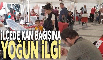 İlçede 390 ünite kan toplandı