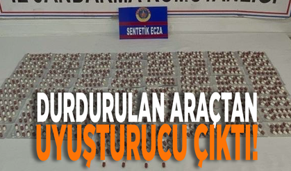 İlçe durdurulan araçtan uyuşturucu çıktı!