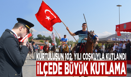 Kurtuluşun 102. yılı coşkuyla kutlandı: İlçede büyük kutlama