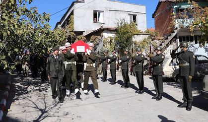 Kırkağaçlı Kıbrıs Gazisi İbrahim Çam askeri törenle toprağa verildi