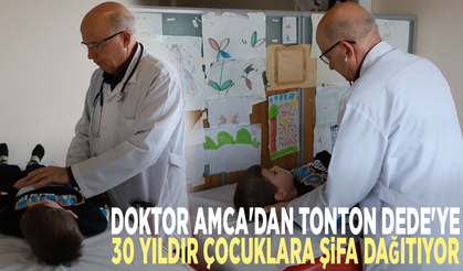 Doktor Amca'dan Tonton Dede'ye: 30 yıldır çocuklara şifa dağıtıyor