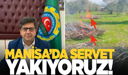 Manisa'da 1 milyar 500 milyon TL cayır cayır yanıyor!