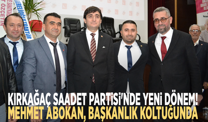 Kırkağaç Saadet Partisi'nde Yeni Dönem! Mehmet Abokan başkanlık koltuğunda