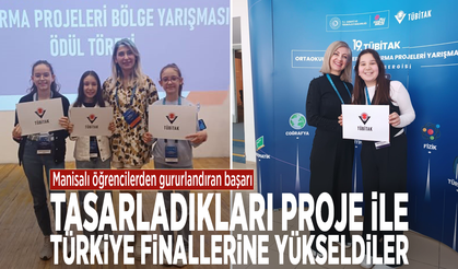 Manisalı öğrencilerden gururlandıran başarı: Tasarladıkları proje ile Türkiye finallerine yükseldiler