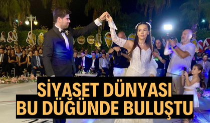 SİYASET DÜNYASI BU DÜĞÜNDE BULUŞTU